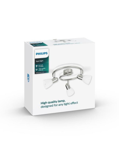 Spot Philips Essentials Burlap, 3xE14, 3x40W, IP20, 29x19.5cm