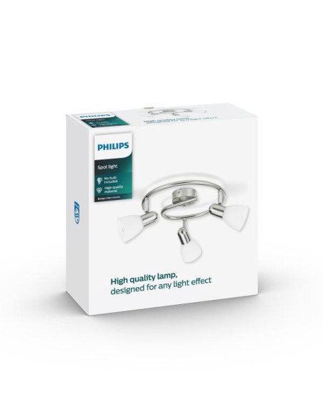 Spot Philips Essentials Burlap, 3xE14, 3x40W, IP20, 29x19.5cm