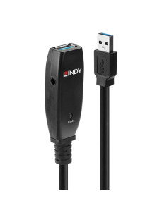 Cablu Lindy 15m USB 3.0 Active Extension Slim,,LY-43322
