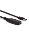 Cablu Lindy 15m USB 3.0 Active Extension Slim,,LY-43322