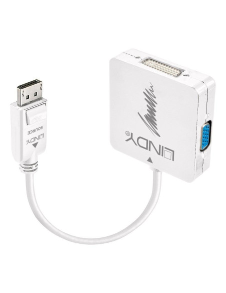 Adaptor Lindy LY-41028, DP 1.2 - HDMI, DVI, VGA,,LY-41028