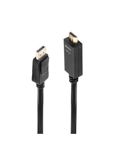 Cablu Lindy LY-36924, DisplayPort to HDMI 10.2G, 5m,,LY-36924