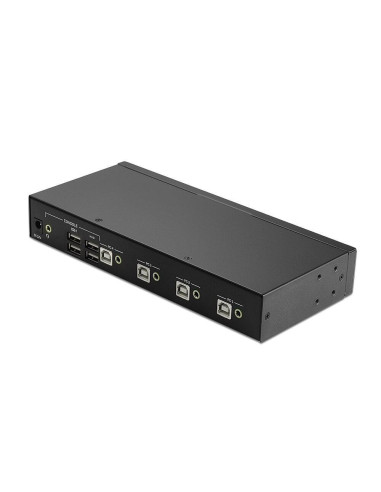 Switch Lindy LY-32166, 4 Port USB 2.0 si Audio,,LY-32166