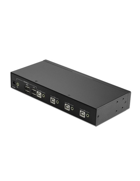 Switch Lindy LY-32166, 4 Port USB 2.0 si Audio,,LY-32166