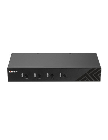 Switch Lindy LY-32166, 4 Port USB 2.0 si Audio,,LY-32166