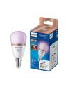 Bec LED RGB inteligent Philips Bulb P45, Wi-Fi, Bluetooth, E14