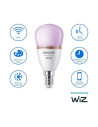 Bec LED RGB inteligent Philips Bulb P45, Wi-Fi, Bluetooth, E14