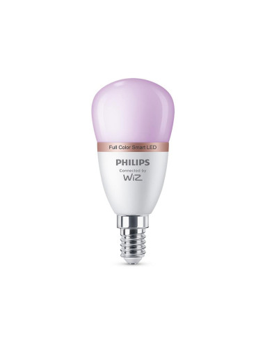Bec LED RGB inteligent Philips Bulb P45, Wi-Fi, Bluetooth, E14