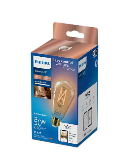 Bec LED inteligent vintage (decorativ) Philips Filament Bulb