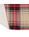 PATURA FLEECE 200X220 CM-CAROURI,HR-CKBLK220-BEJ