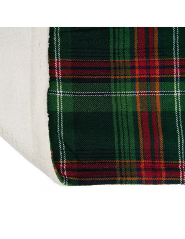 PATURA FLEECE150X200 CM-CAROURI,HR-CKBLK150-GRN