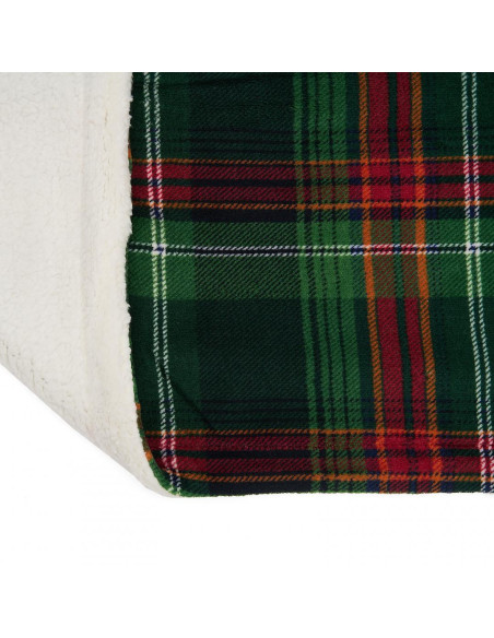 PATURA FLEECE150X200 CM-CAROURI,HR-CKBLK150-GRN