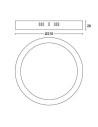 Spot Philips Magneos DL252, 12W, 1350 lm, lumina neutra