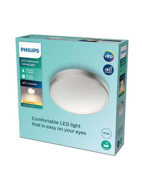 Plafoniera LED Philips Doris CL257, 17W, 1500 lm, lumina calda