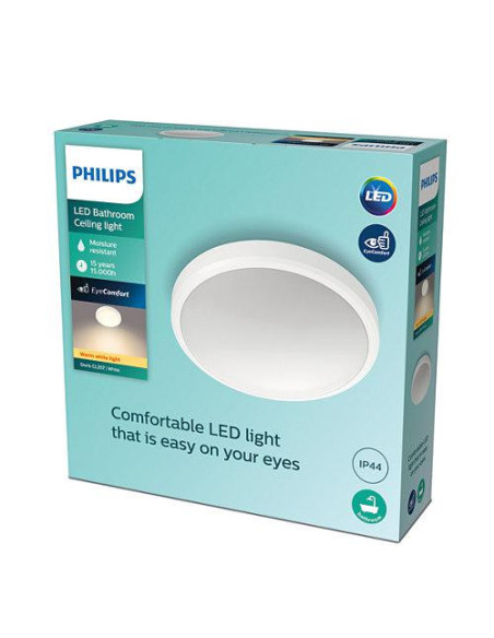 Plafoniera LED Philips Doris CL257, 17W, 1500 lm, lumina calda