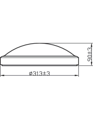 Plafoniera LED Philips Doris CL257, 17W, 1500 lm, lumina calda