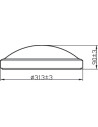 Plafoniera LED Philips Doris CL257, 17W, 1500 lm, lumina calda