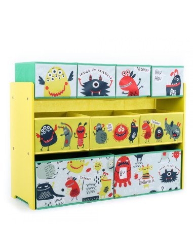 Dulap depozitare jucarii Monsters,UMDU06-MNST