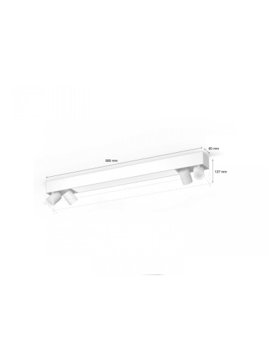 Plafoniera LED RGB Philips Hue Centris, Bluetooth, cu 4xGU10