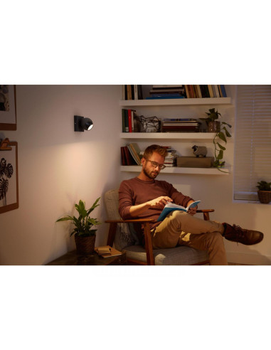 Spot LED Philips Hue Buckram, Bluetooth, GU10, 5W (50W), 350