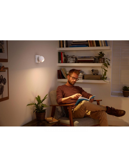 Spot LED Philips Hue Buckram, Bluetooth, GU10, 5W (50W), 350