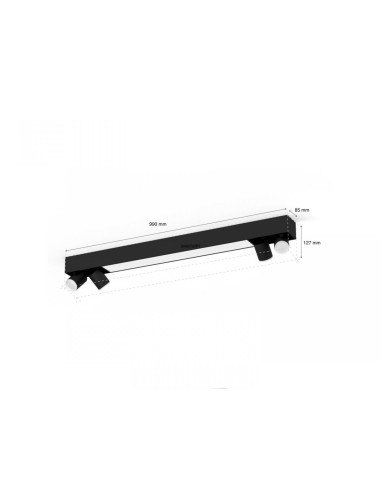 Plafoniera LED RGB Philips Hue Centris, Bluetooth, cu 4xGU10