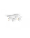 Spot LED Cvadruplu Philips Hue Buckram, Bluetooth, 4xGU10