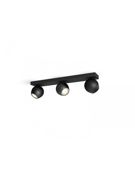 Spot LED Triplu Philips Hue Buckram, Bluetooth, 3xGU10, 3x5W