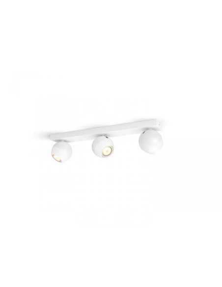 Spot LED Triplu Philips Hue Buckram, Bluetooth, 3xGU10, 3x5W