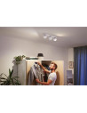 Spot LED Triplu Philips Hue Buckram, Bluetooth, 3xGU10, 3x5W
