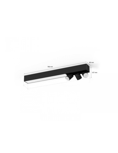 Plafoniera LED RGB Philips Hue Centris, Bluetooth, cu 3xGU10