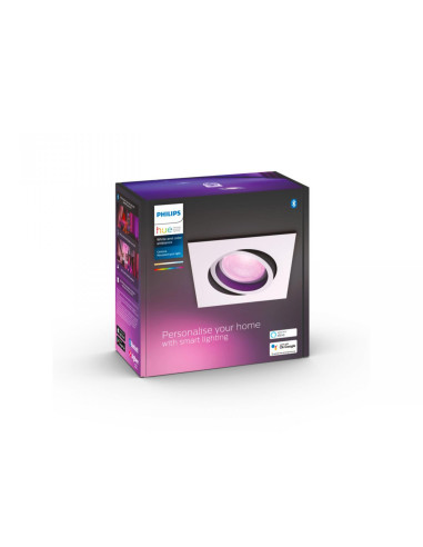 Spot LED RGB incastrat Philips Hue Centura, Bluetooth, GU10