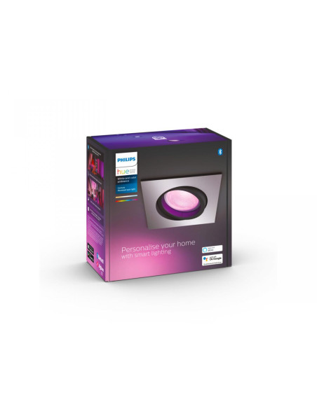 Spot LED RGB incastrat Philips Hue Centura, Bluetooth, GU10