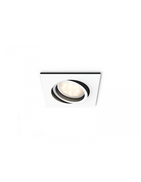 Spot LED incastrat Philips Hue Milliskin, Bluetooth, GU10, 5W