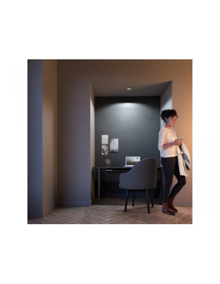 Spot LED incastrat Philips Hue Milliskin, Bluetooth, GU10, 5W