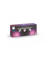 Spot LED RGB Triplu Philips Hue Argenta, Bluetooth, 3xGU10