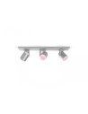 Spot LED RGB Triplu Philips Hue Argenta, Bluetooth, 3xGU10