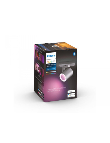 Spot LED RGB Philips Hue Argenta, Bluetooth, GU10, 5.7W, 350