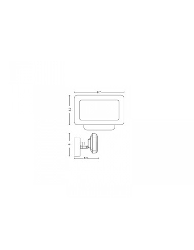 Proiector LED inteligent Philips Hue Welcome, 20.5W (80W), 2300