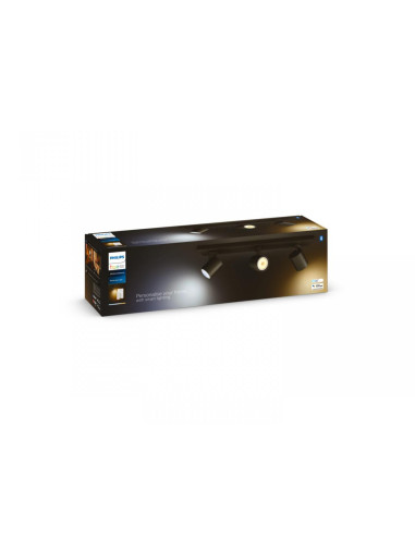 Spot LED Triplu Philips Hue Runner, Bluetooth, 3xGU10, 3x5.5W