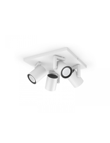 Spot LED RGB Cvadruplu Philips Hue Argenta, Bluetooth, 4xGU10