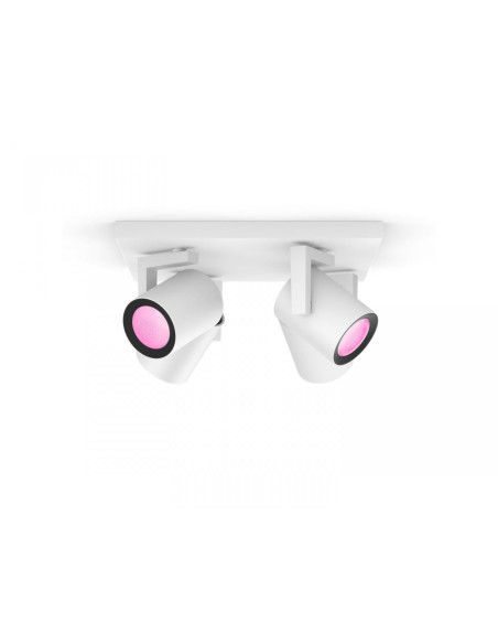 Spot LED RGB Cvadruplu Philips Hue Argenta, Bluetooth, 4xGU10