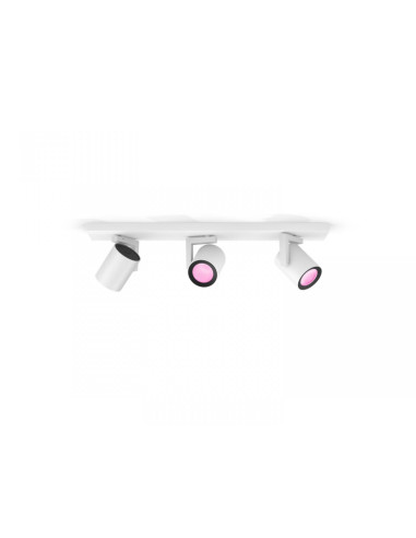 Spot LED RGB Triplu Philips Hue Argenta, Bluetooth, 3xGU10