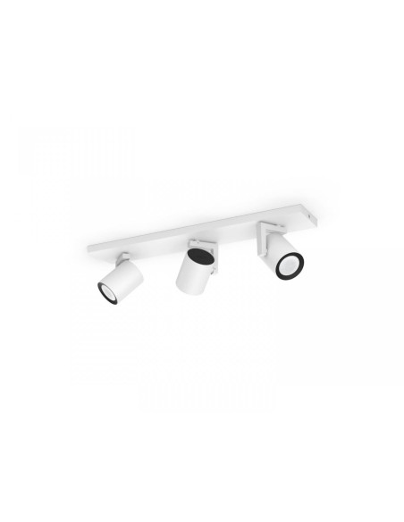 Spot LED RGB Triplu Philips Hue Argenta, Bluetooth, 3xGU10