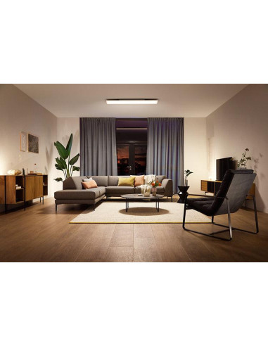 Panou LED Philips Hue Aurelle REC, Bluetooth, 39W, 3750 lm