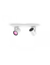Spot LED RGB Dublu Philips Hue Argenta, Bluetooth, 2xGU10