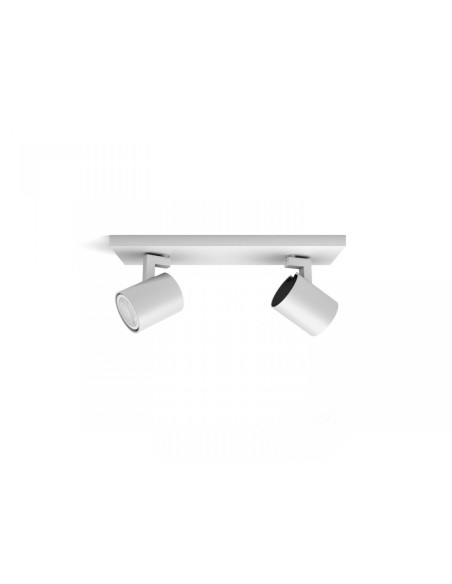 Spot LED Dublu Philips Hue Runner, Bluetooth, 2xGU10, 2x5.5W