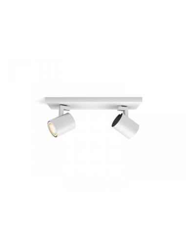Spot LED Dublu Philips Hue Runner, Bluetooth, 2xGU10, 2x5.5W