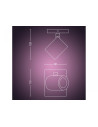 Spot LED RGB Philips Hue Argenta, Bluetooth, GU10, 5.7W, 350