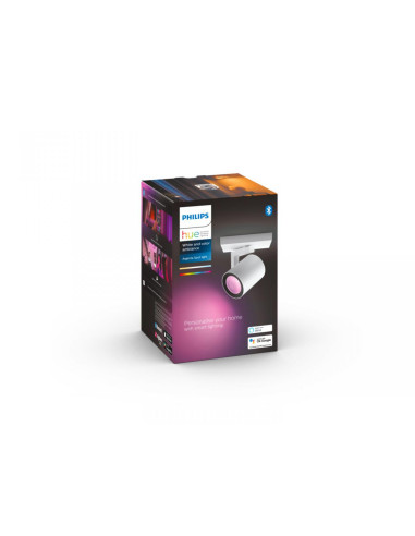 Spot LED RGB Philips Hue Argenta, Bluetooth, GU10, 5.7W, 350